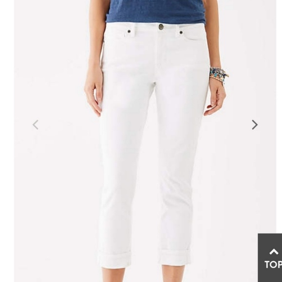 j jill white jeans